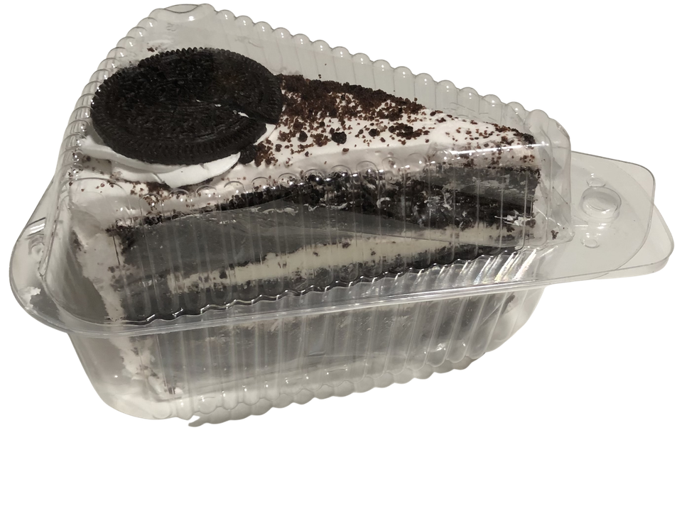 Vanilla Oreo Chocolate layers Cake Slice